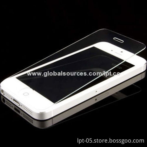 High Quality 0.3mm Real Flat Tempered Glass Film Screen Protectors for iPhone 5